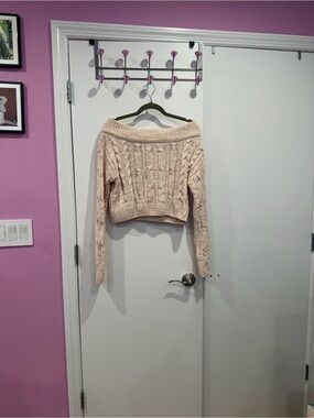 Windsor Knit Off the Shoulder Sweater